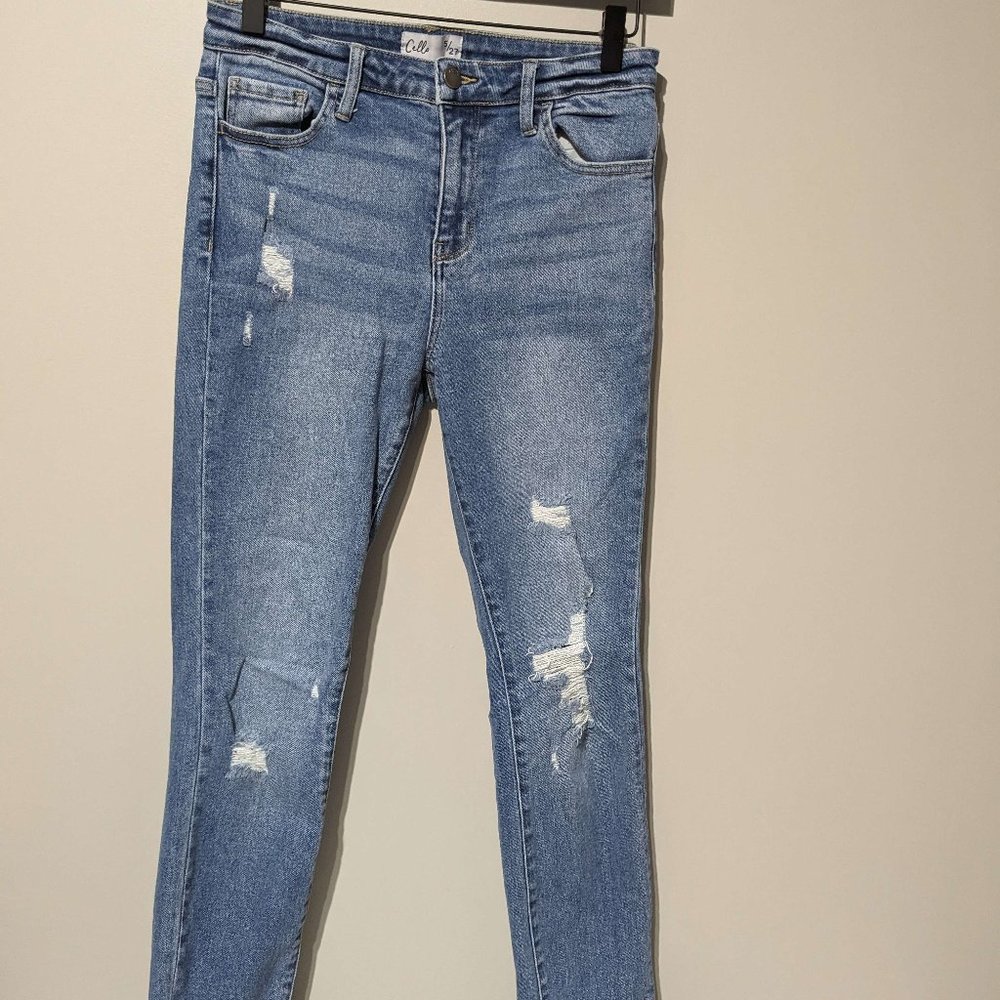 Cello : Blue Jean's Skinny Size 5/27 Distressed